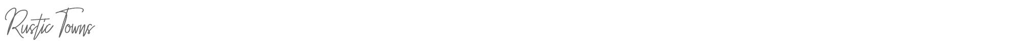 Rustic Towns Rustic Towns Signature Demo.otf font preview